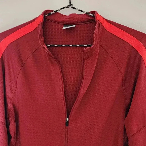 Nike sphere dry half zip mens large red Longsleeve Pullover - Picture 5 of 7
